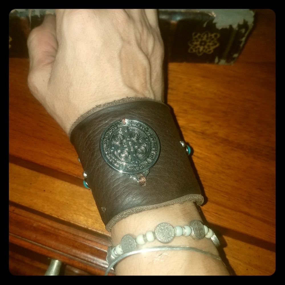 Leather cuff